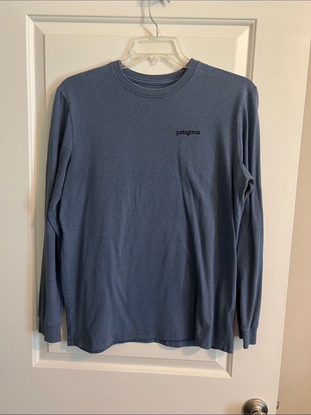Patagonia Men’s Long-Sleeve Crew Tee - Dusty Blue